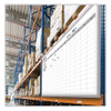 In/Out Magnetic Whiteboard, Personnel In/Out Tracking Chart, 96.5" x 48.5", White/Gray Surface, Satin Aluminum Frame