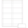 Small Tent Card, White, 3.5 x 2, 4 Cards/Sheet, 40 Sheets/Pack