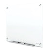 Brilliance Glass Dry-Erase Boards, 24" x 18", White Surface