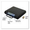 Portable Electronic Utility Bench Scale, 250 lb Capacity, 12.5 x 10.95 x 2.2  Platform