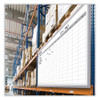 In/Out Magnetic Whiteboard, Personnel In/Out Tracking Chart, 72.5" x 48.5", White/Gray Surface, Satin Aluminum Frame