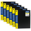 Bound Sheet Protector Presentation Book, 12-Pocket, Pack of 6