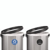 17 Gallon Stainless Steel Open Top Recycling Bin and Trash Receptacle 17 Gallon Stainless Steel Open Top Recycling Bin and Trash Receptacle