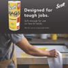 Rags On A Roll, 1-Ply, 9.4 x 11, White, 60/Roll, 12 Rolls/Carton