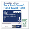 PeakServe Continuous Hand Towel Dispenser, 14.44 x 3.97 x 19.3, White