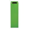 Mixx Recycling Center Rectangular Receptacle, 29 gal, Steel, Green