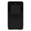 Transparent Manual Dispenser, 1 L, 4.92 x 4.5 x 9.25, Black/Chrome, 15/Carton