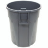 Value-Plus Containers, 20 gal, Low-Density Polyethylene, Gray