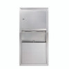 Recessed Commercial Paper Towel Dispenser with 2 Gal Waste Receptacle, 28 x 4.3 x 14, Stainless Steel
