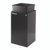 29 Gallon Trash/Recycling Cans, Steel, Blue Recycling Can, Green Compost Can, Black Trash Can with Square Lids