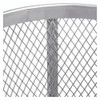 Steel Mesh Corrosion Resistant Trash Can, 48 gal, Silver