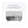 ICON Coreless Standard Roll Toilet Paper Dispenser, 8.43 x 13 x 7.25, Silver Mosaic