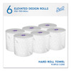 Essential High Capacity Hard Roll Towel, 1-Ply, 8" x 950 ft, White, 6 Rolls/Carton