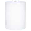Universal 100% Recycled Fiber Hard Roll Paper Towels, 1-Ply, 8" x 800 ft, White, 6 Rolls/Carton