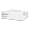 High-Density Commercial Can Liners, 56 gal, 16 mic, 43" x 48", Black, Interleaved Roll, 25 Bags/Roll, 8 Rolls/Carton