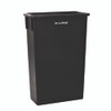 Slim 23 Gallon Indoor Trash Can, Plastic, Black