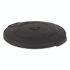 Utility Trash Can Lid for 20 gal Trash Can, 19.74" Diameter x 2.9", Black