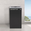 29 Gallon Trash/Recycling Cans, Steel, Black Cans/Bottles Recycling Can with Mixed Lid 29 Gallon Trash/Recycling Cans, Steel, Black Cans/Bottles Recycling Can with Mixed Lid