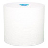 Hard Roll Paper Towels with Premium Absorbency Pockets with Colored Core, Blue Core, 1-Ply, 7.5" x 700 ft, White, 6 Rolls/CT