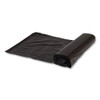 High-Density Commercial Can Liners, 45 gal, 12 mic, 40" x 48", Black, Interleaved Roll, 25 Bags/Roll, 10 Rolls/Carton