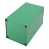 29 Gallon Trash/Recycling Cans, Steel, Green Can with Square Lid