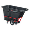 2 cu yd BRUTE Rotomolded Tilt Truck, 2,300 lb Capacity, Black