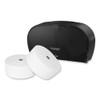 Valay Small Core Jumbo Bath Tissue Dispenser, 5.62 x 11.4 x 21.2, Black