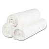 High-Density Commercial Can Liner Value Pack, 60 gal, 14 mic, 38" x 58", Clear, Interleaved Roll, 25 Bags/Roll, 8 Rolls/CT
