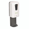 Wall Mount Automatic Gel Hand Sanitizer/Soap Dispenser with Drip Tray, 40 oz, 4.48 x 6 x 18.1, White