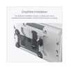 ICON Coreless Standard Roll Toilet Paper Dispenser, 8.43 x 13 x 7.25, White Mosaic