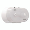 SofPull Mini Centerpull Twin-Roll Bath Tissue Dispenser, 16.1 x 7 x 9, White