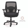 Alera Faseny Series Big and Tall Manager Chair, Supports Up to 400 lbs, 17.48" to 21.73" Seat Height, Black Seat/Back/Base