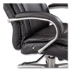 Lineage Big and Tall High Back Task Chair, Supports Up to 500 lb, 20.5" to 24.25" Seat Height, Black Seat, Chrome Base
