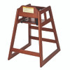 Wooden Stackable High Chair, Supports up to 50 lbs, 29.02" h, Mahogany, 2/Pack Wooden Stackable High Chair, Supports up to 50 lbs, 29.02" h, Mahogany, 2/Pack