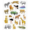 Safari Stickers, 120 Per Pack, 12 Packs Safari Stickers, 120 Per Pack, 12 Packs