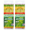 Pencils, #2 Soft, Yellow, Presharpened, 18 Per Pack, 2 Packs
