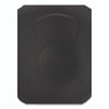 Vented Round Brute Container, 44 gal, Plastic, Black
