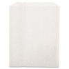 Grease-Resistant Single-Serve Bags, 6" x 0.75" x 7.25", White, 2,000/Carton