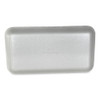 Meat Trays, #10S, 10.93 x 5.75 x 0.63, White, Foam, 500/Carton Meat Trays, #10S, 10.93 x 5.75 x 0.63, White, Foam, 500/Carton