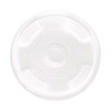 BlueStripe Recycled Content Cold Cup Flat Lids, Fits 9 oz to 24 oz Cold Cups, Plastic, Clear, 100/Pack, 10 Packs/Carton