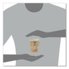 Mistique Polycoated Hot Paper Cups, 12 oz, Brown, 50/Sleeve, 20 Sleeves/Carton