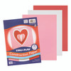 Construction Paper, Heavyweight, Valentine Assortment, 9" x 12", 150 Sheets Per Pack, 3 Packs