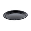 Placesetter Deluxe Laminated Foam Dinnerware, Plate, 10.25" dia, Black, 540/Carton Placesetter Deluxe Laminated Foam Dinnerware, Plate, 10.25" dia, Black, 540/Carton