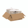 Compostable Molded Fiber Hinged Trays, ProPlanet Seal, 8.98 x 9.35 x 2.17, Ivory, 200/Carton