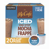 Mocha Frappe Iced Coffee Keurig K-Cup Pods, 20/Box