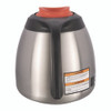 1.9 Liter Thermal Carafe, Stainless Steel/Black/Orange (Decaf)