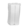 SmartLock Foam Hinged Lid Container, Medium, 8.75 x 4.5 x 3.13, White, 440/Carton
