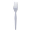 Heavyweight Polystyrene Cutlery, Fork, Plastic, White, 1,000/Carton