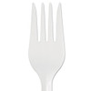 SmartStock Plastic Cutlery Refill, Series-B, Mediumweight Fork, White, 40/Pack, 24 Packs/Carton