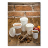 Kraft Hot Cup Sleeves, Compostable, Fits Vegware 89-Series Hot Cups, Kraft, 1,000/Carton